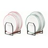 TIPSYTREE 2 Pack Small Kitchen Plate Organizer, Metal Dish Racks