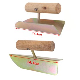 HOTQ Plastering Trowel, Various Plastering Corners Tool, Plastering Solder, Plastering Trowel, 2 Piece Plaster, Plastering Trowel Set, Plastering Trowel, Wall Painting, Set of 2 Types