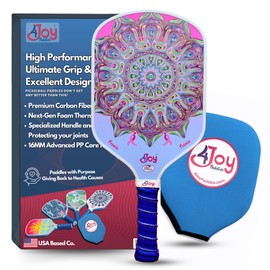4Joy Pickleball Paddle Premio Series 16MM DinkForPink