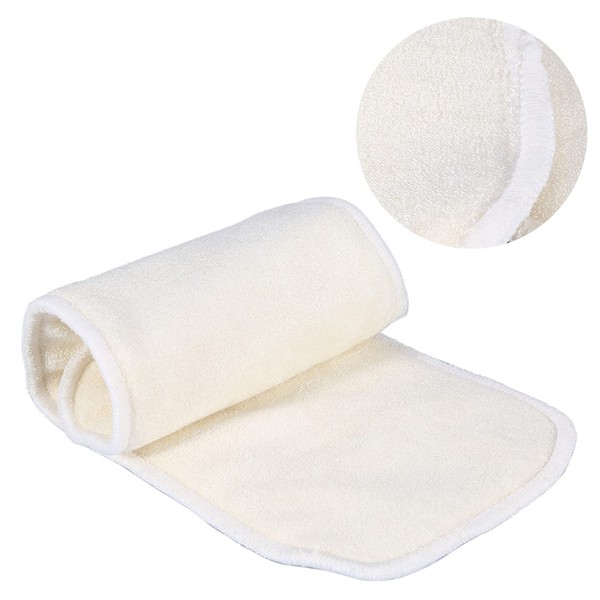 Nappy Liners, 4-Ply Bamboo Fibre Incontinence Care, Microfibre Inserts, Adult Inserts, Cloth Nappies, Nappy Liner, Perfect for Any Nappy