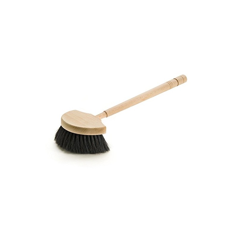 Window Brush Half Moon Horsehair with Handle