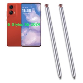 2 Pack G Stylus 5G 2024 Stylus Pen Replacement for Motorola Moto G Stylus 5G (2024) XT2419 All Verison Touch Stylus S Pen(Scarlet Wave)