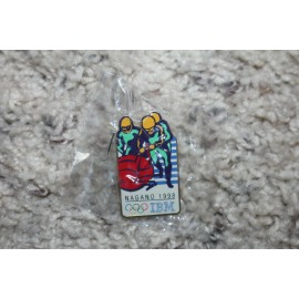 1998 Nagano Winter Olympics - IBM Sponsor Olympic Bobsled Pin
