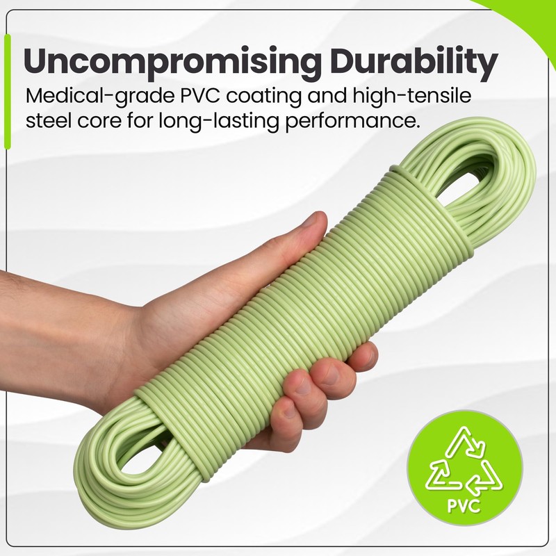 Hardys 50m Washing Line | Clothes Line with Steel Core