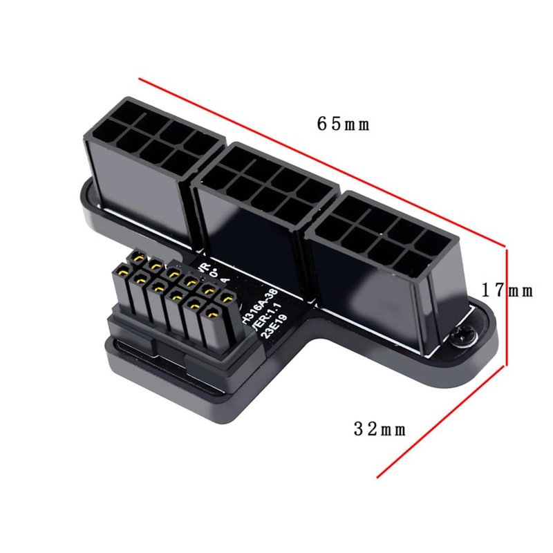 xiwai ATX3.0 GPU PCI-E 5.0 Plug, 90 Degree Down 12V