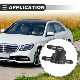 Motoforti Windshield Wiper Washer Nozzle Spray Jet, for Toyota 4Runner 2010-2016, Plastic, No.8532128020, Black