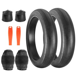 BALINGE 2 Pack 26x4.0 Fat Bike Tires ebike Tires with Tubes Mountain Bike Heavy Duty High-Performance Wear-Resistant E-Bike Mountain Snow Bike Tire 26 x 4 Fat tire ebike Tires，Black