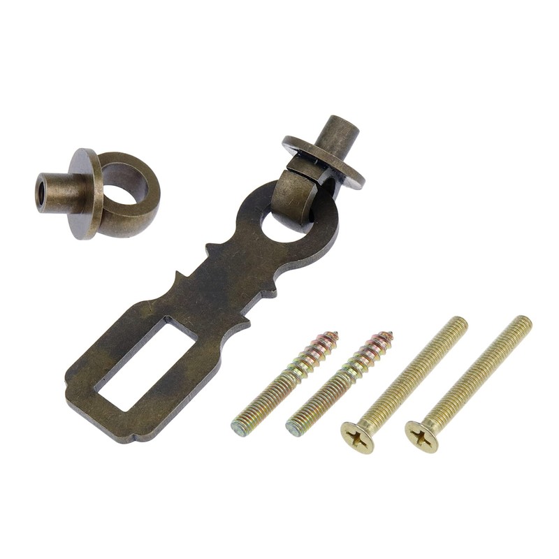 Chinflly Padlock Hasp Door Clasp Antique Heavy Duty Bronze Gate