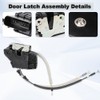 zayody Rear Left Driver Side Door Lock Latch Actuator Assembly