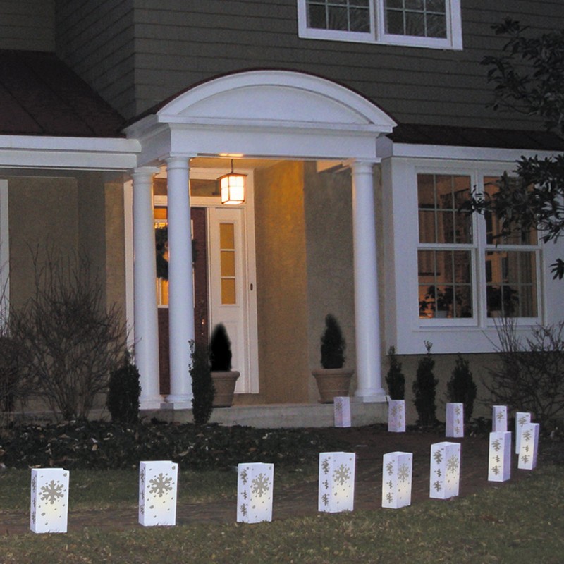 LumaBase 82236 Luminaria Kit, Snowflake