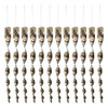 PESTEZE 12 Inches Bird Scare Silver Shiny Reflective Rods for