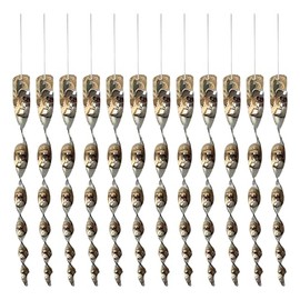 PESTEZE 12 Inches Bird Scare Silver Shiny Reflective Rods for Outdoors [12 Pack Silver] Repels Pest Birds Like Woodpeckers, Sparrows, Pigeons, Crows, Geese & Gulls Without Harm & Protect Property