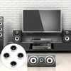 4 Pcs Aluminum Anti-Vibration Pads for Universal Speaker - Vibration
