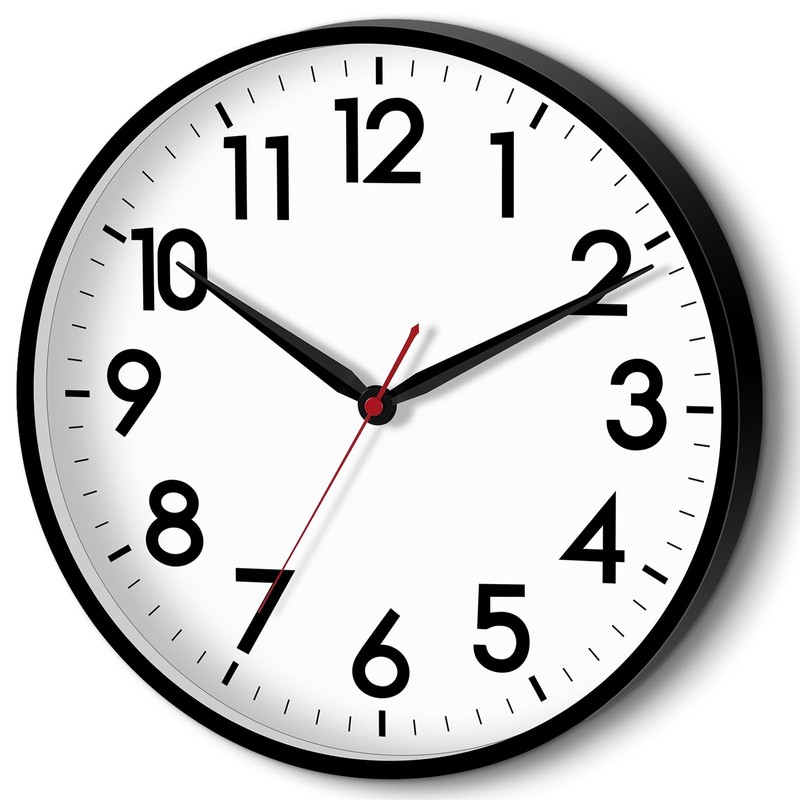 AKCISOT 16 Inch Wall Clock Large Silent Non-Ticking Wall Clocks