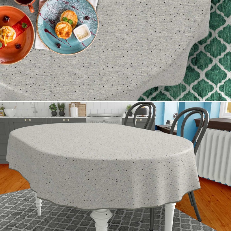 Fabric Tablecloth, Table Linen, Textile, Cotton, Polyester, Fabric, Washable, Easy