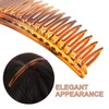 PACKOVE 6Pcs Hair Side Combs for Women Durable Plastic Hairdressing