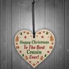 RED OCEAN For Cousin Hanging Wooden Christmas Decoration Keepsake