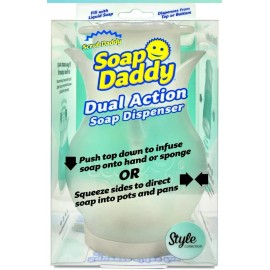 Scrub Daddy 🧼 Scrubby BRAND NEW Scrub Daddy SOAP DADDY Dual Action Soap Dispenser