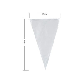 Keenpioneer Disposable Cake Decorating and Pastry Bags with Dispenser (12 inch, 100 bags)