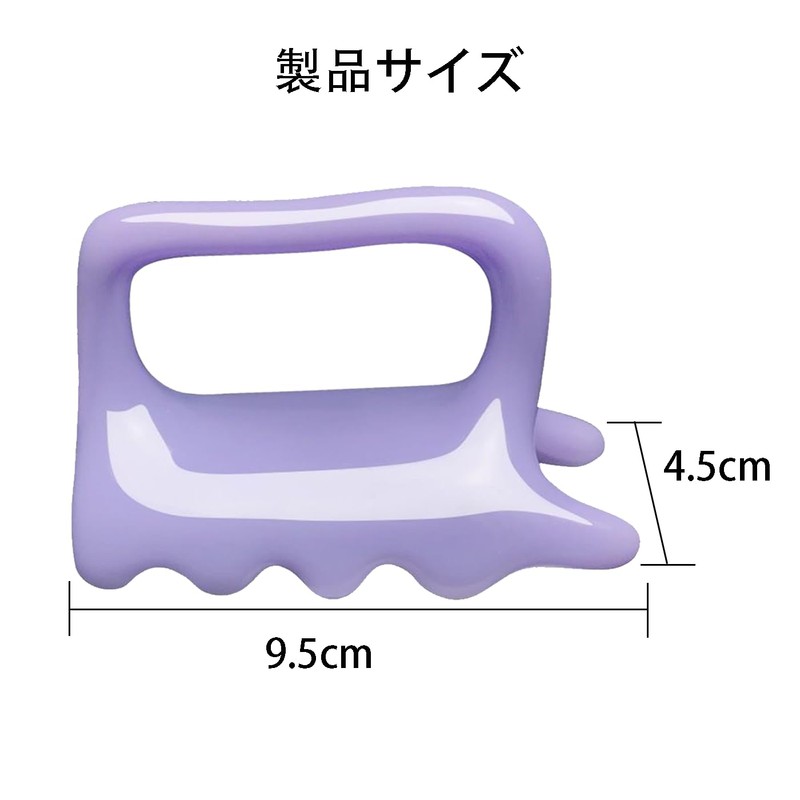 FineGood かっさプレート かっさ 取っ手付き 自宅エステ ツボ押し 肩凝り 指圧代用器 血行促進 押しやすい