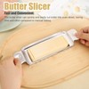 Butter Slicer Cutter, Stainless Steel Cheese Slicer Ergonomic Butter Gadgets