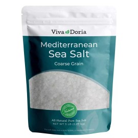Viva Doria Mediterranean Sea Salt, Coarse Grain, 2 lb