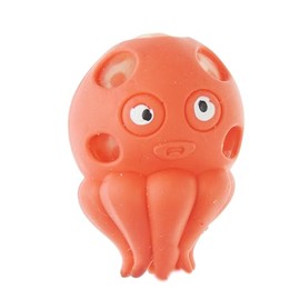Adults Unisex Kids Children Boys Girls Novelty Squeeze Stress Ball Relief,Anxiety,Special Needs,ADHD,Autism Squishy Fun Toys Spider Turtle Alligator Dinosaur Sensory Squeezy Squidgy (Red Octopus)