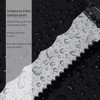 HALNKSZDDD Stainless Steel Insulation Garden Knife with Green Handle,7.8" Double
