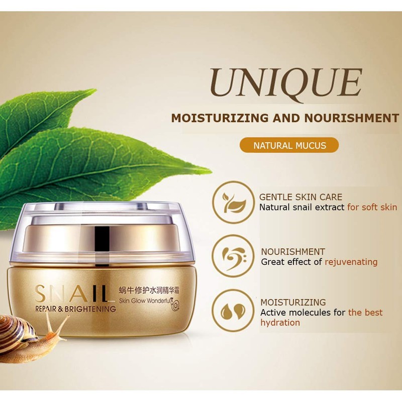 BIOAQUA SNAL Repair Whitening & Brightening Cream Skin Glow Wonderful