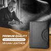 UBAFNOM Padfolio Portfolio Binder – Vegan Leather Business Portfolio Organizer