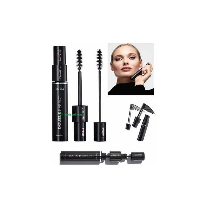 Mascara Para Pestañas Doble Efecto Largo-volumen Oriflame Color Negro