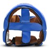 LEONE CS400 1947 Unisex Boxer Headgear, Buffalo Leather, Shock-Absorbing Bad,