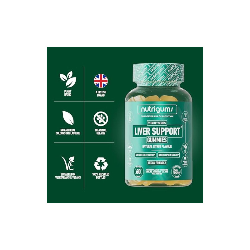 Liver Support Gummy | Citrus Flavour | 60 Vegan Gummies