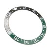 38mm Diameter GMT Watch Bezel Insert Ring Black Green Base