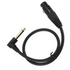Cable Mono XLR Hembra a Macho de 6,35 Mm, XLR