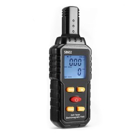 Uadme EMF Meter, 3 in 1 Magnetic Field Meter with Automatic Alarm Real-Time Measure, High Accuracy Electromagnetic Radiation Detector, Multifunctional Temperature Electric Magnetic Field Detector