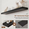 Heimlove 55 Inch Floating Shelves for Wall 8 Inch Deep