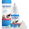 Ear Drops for Cats & Dogs-Clean Pet Earwax-Mild and Effective-Dog