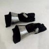 Medieval Knight Guantlet Silver Metal Guantlets Gloves Armor Larp Costume