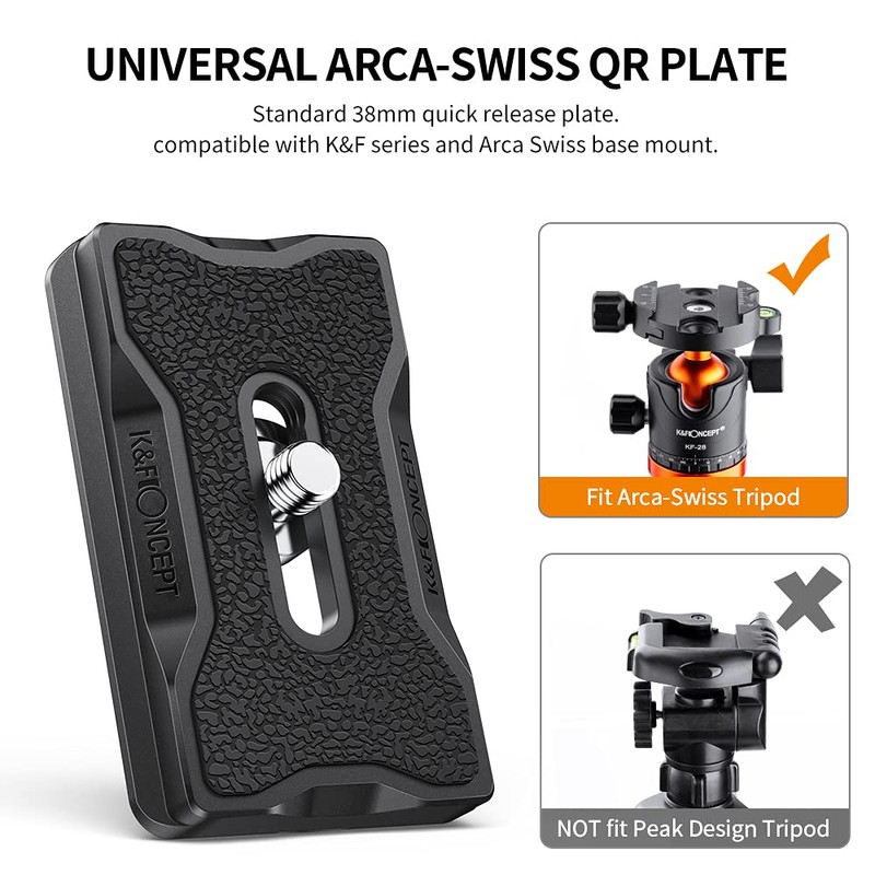Minadax 2 x Arca-Swiss quick release plate