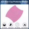 INFINAUTO 3D Car Door Handle Scratch Protector, 90x100mm Removable Magnetic