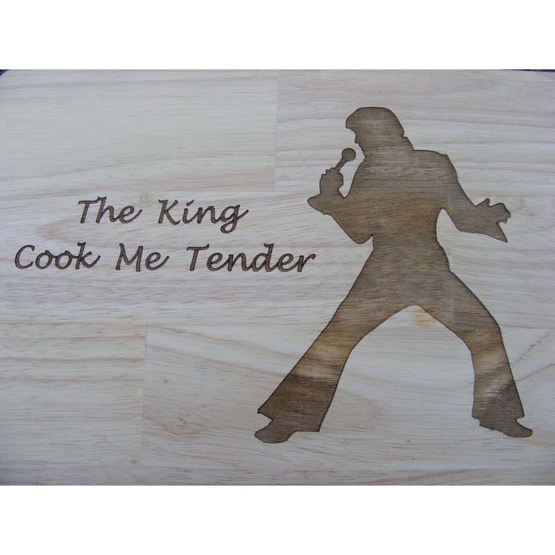 Elvis Presley The King of Rock and Roll Gift Wooden
