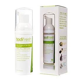 Bodifresh Toilet Paper Foam - Gently Removes What Dry Toilet Paper Leaves Behind - Toilet Paper Spray with Aloe Vera and Vitamin E - Makes Over 120 Flushable Wipes - Baby Scented - 1 Pack