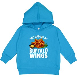 inktastic Buffalo Wings Game Day Snack Toddler Hoodie 5-6 Turquoise 36339