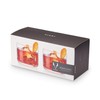 Viski Raye Crystal Negroni Glasses, Lowball Cocktail Glasses Premium Crystal