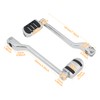 HCmotorku Motorcycle Heel Toe Shift Lever Front Rear Levers w/Shifter
