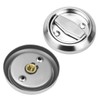 1 Pair Recessed Door Handle Round Flush Pull Handle Cabinet