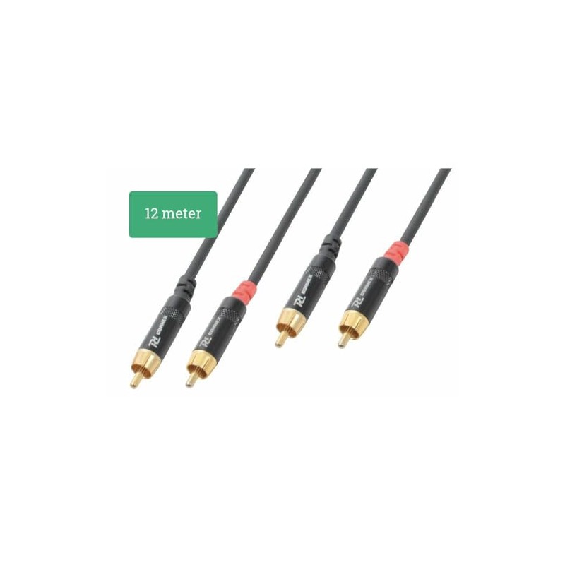 PD Connex Audio Cable Signal Cable 2x RCA 12 m