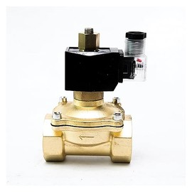 ELRFSQSZF 1-1/4"" Normally Open Brass Solenoid Valve 24v for air(Bsp-24vdc-nbr-seal), 1.25 Inch