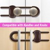 12 Packs Baby Proofing Sliding Cabinet Locks modacraft U-Shaped Child